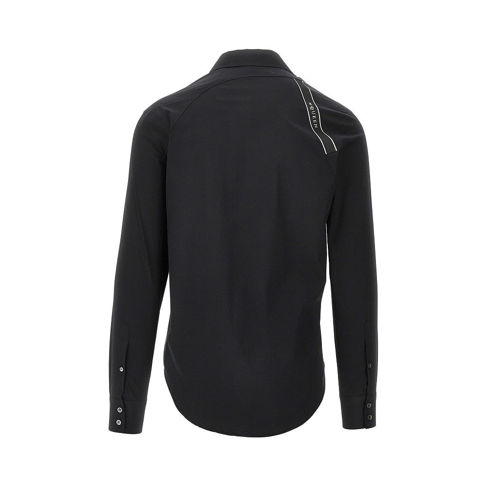 Camicia Harness in popeline stretch