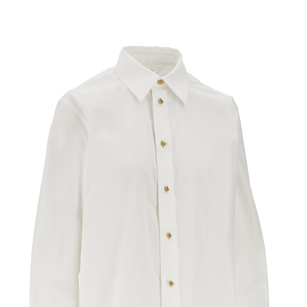 Poplin shirt with Knot buttons