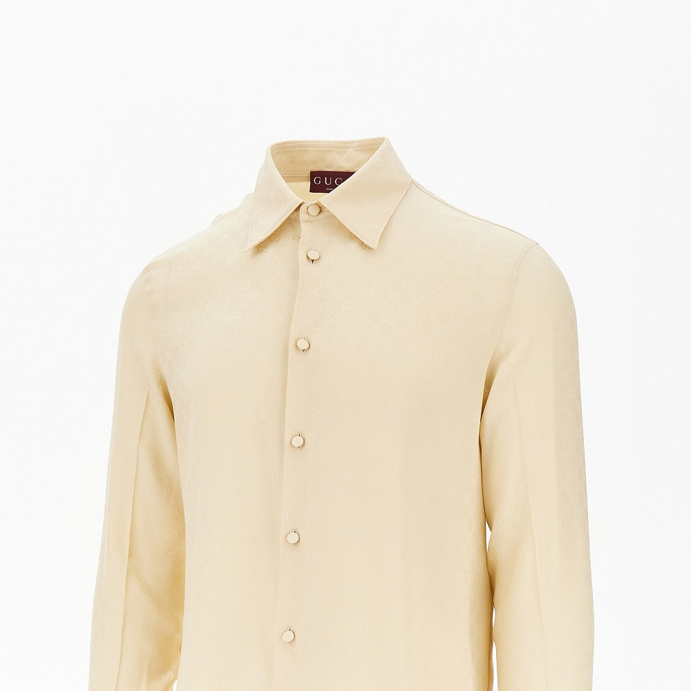 Jacquard GG silk shirt