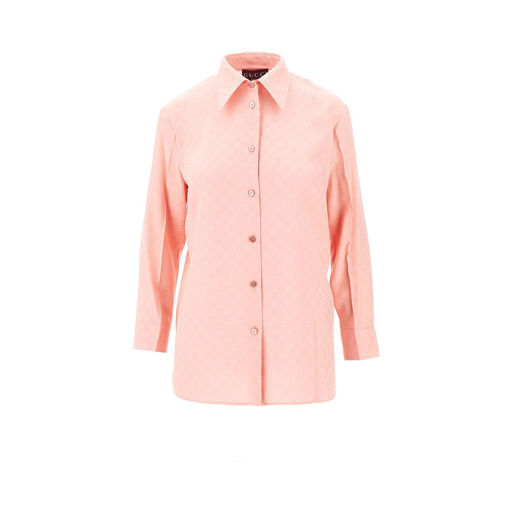 Jacquard GG silk shirt