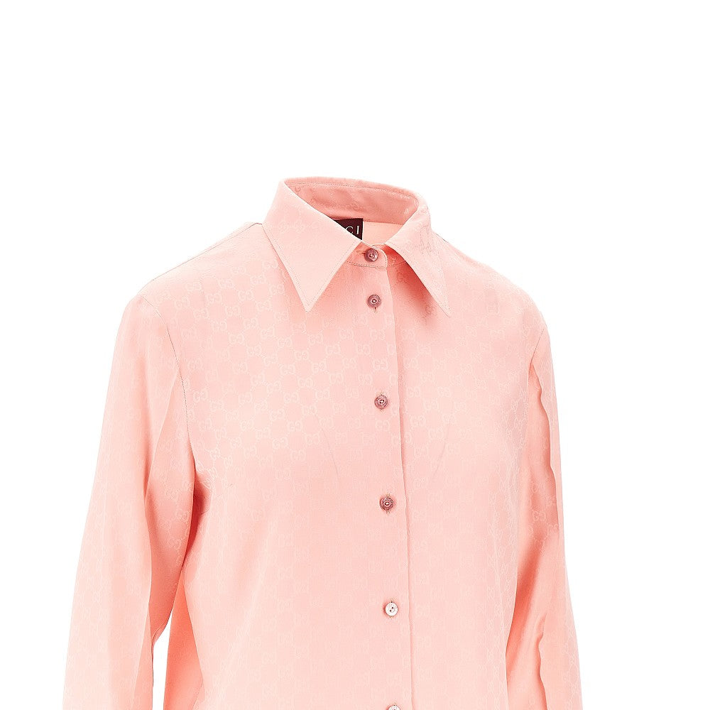 Jacquard GG silk shirt