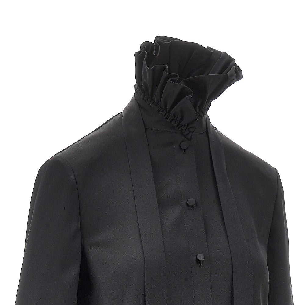 Camicia in seta con fiocco