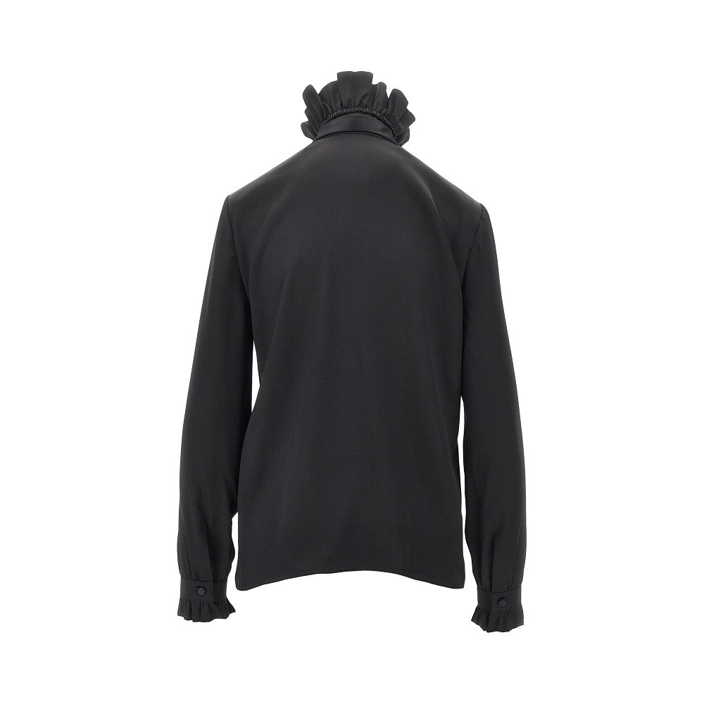 Camicia in seta con fiocco