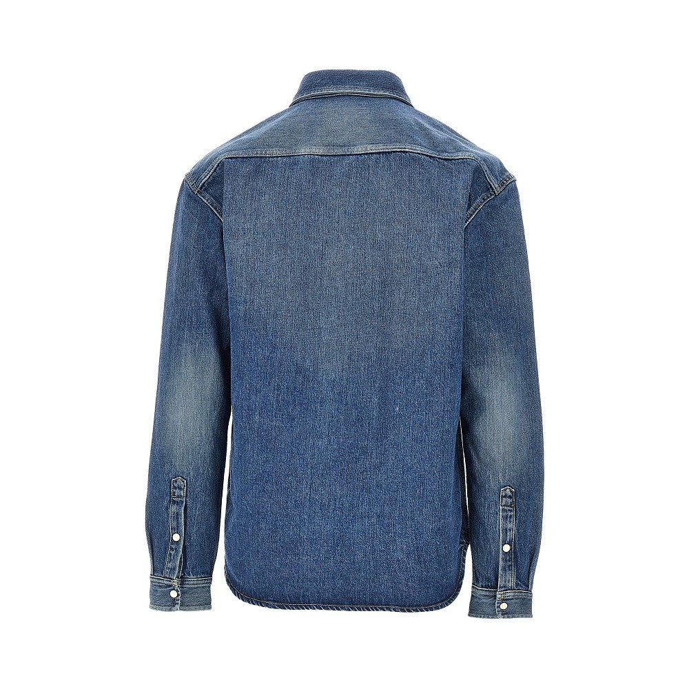 Camicia in denim con ricamo Cassandre
