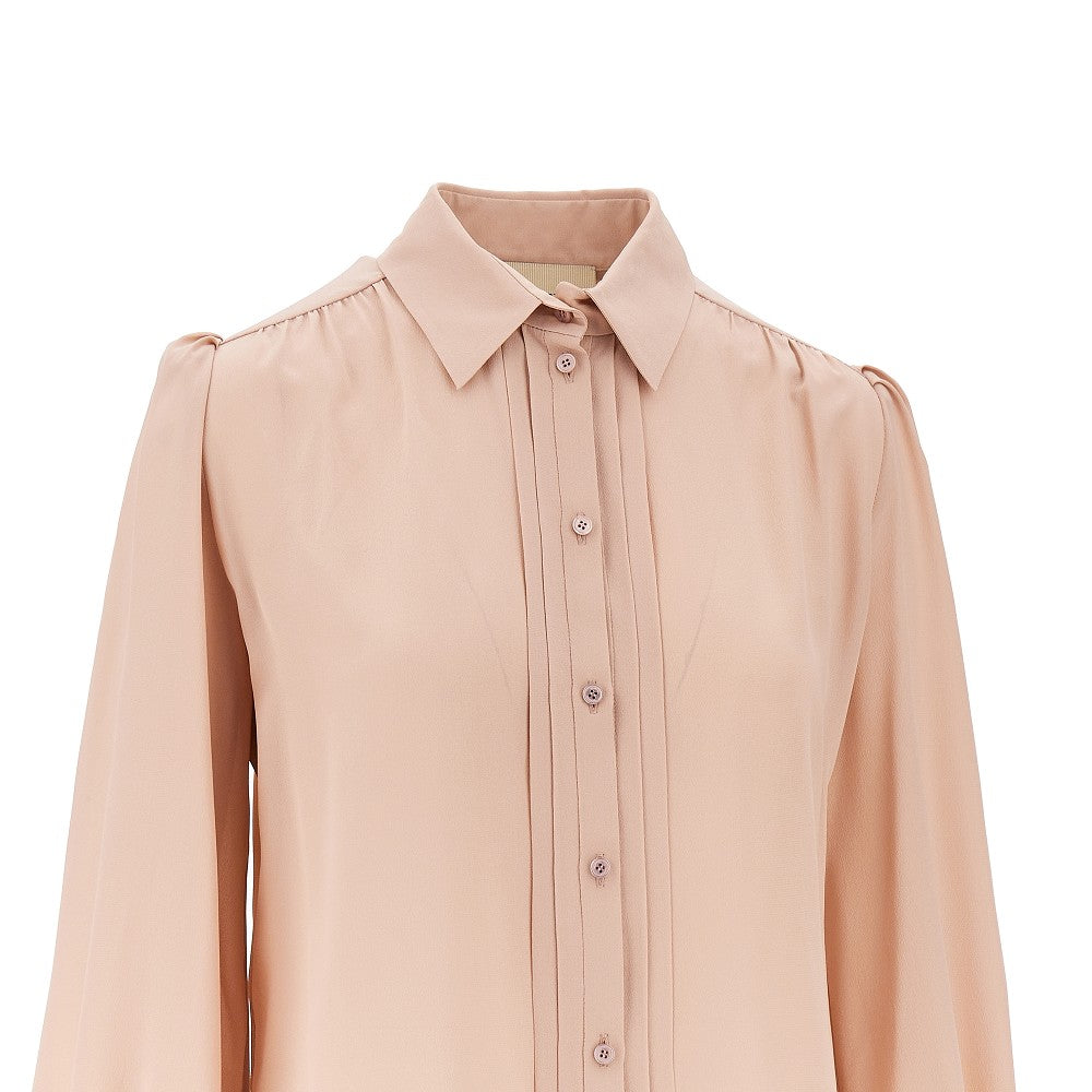 Camicia in crêpe de chine