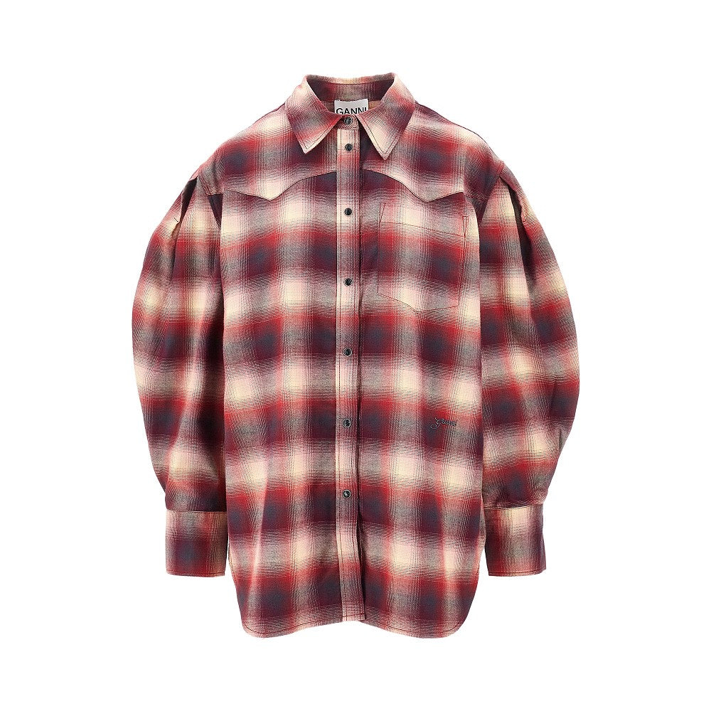Camicia in flanella di cotone