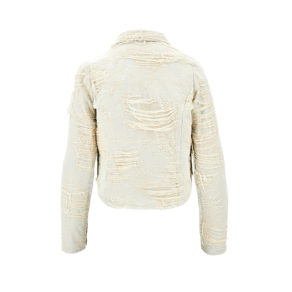 &#39;Madeline&#39; frayed denim shirt