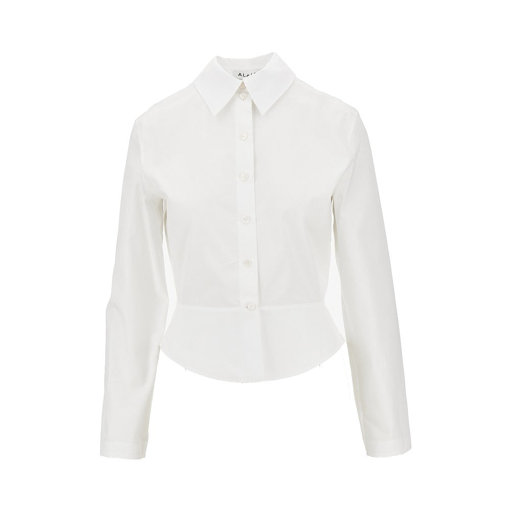 Camicia Basque in popeline