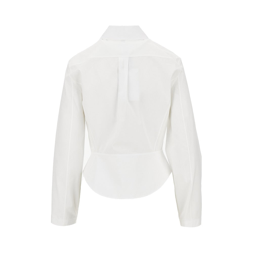 Camicia Basque in popeline