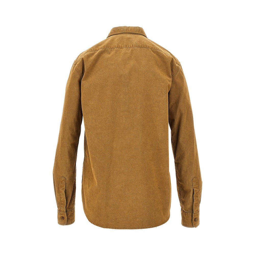 Camicia in pelle accoppiata