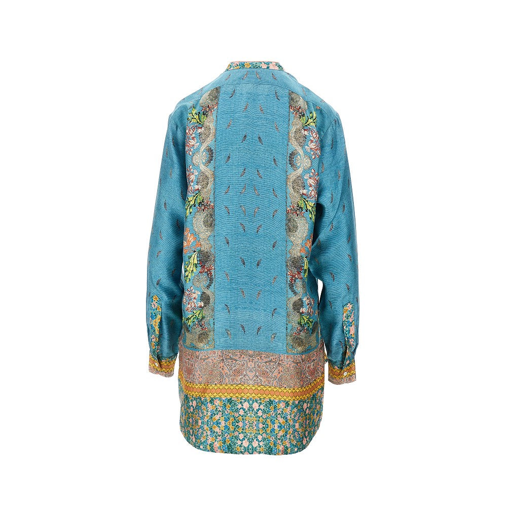 Printed silk shirt