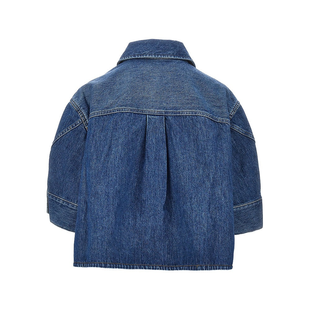 Cropped denim Cocoon shirt