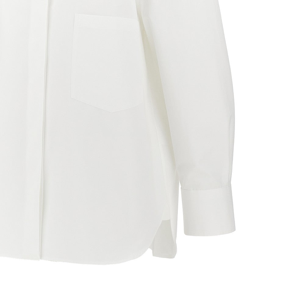 Camicia oversize in popeline
