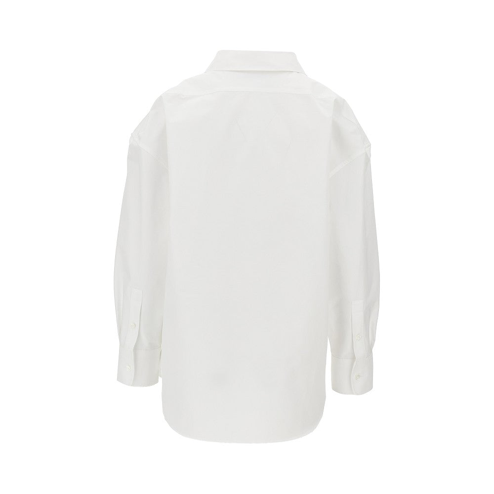 Camicia oversize in popeline