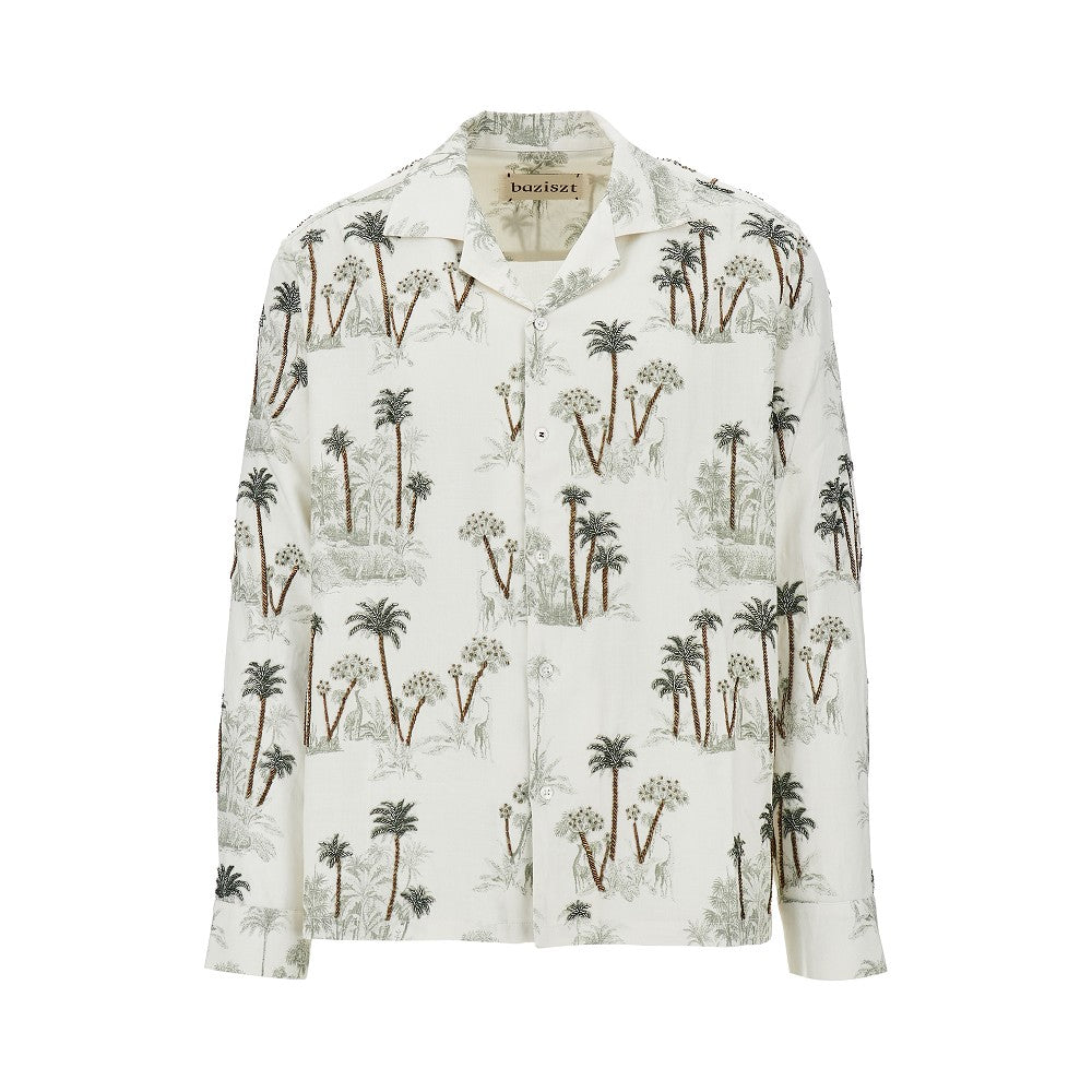 'Rico' embroidered cotton shirt