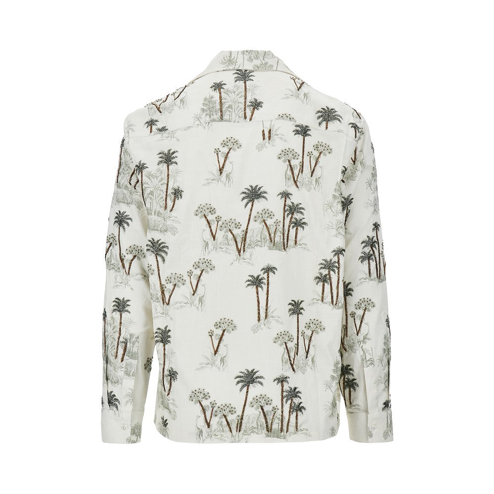 'Rico' embroidered cotton shirt