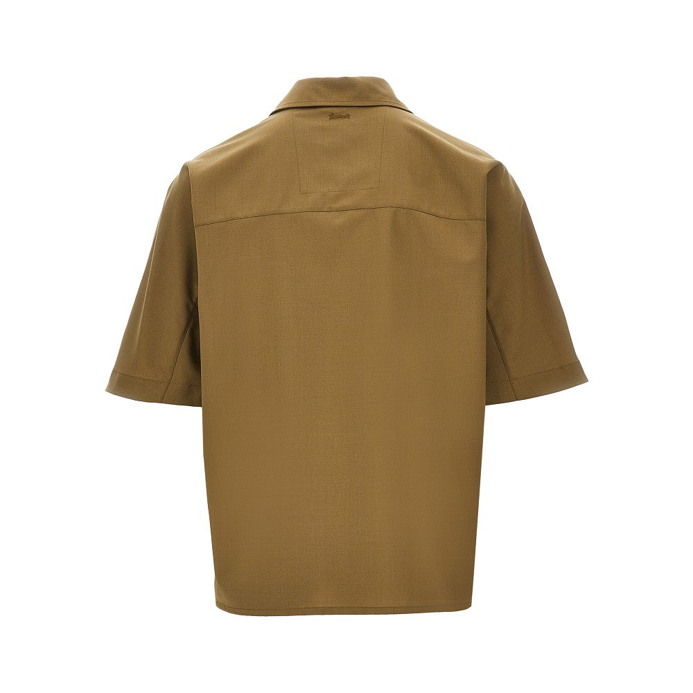 Camicia in misto lana