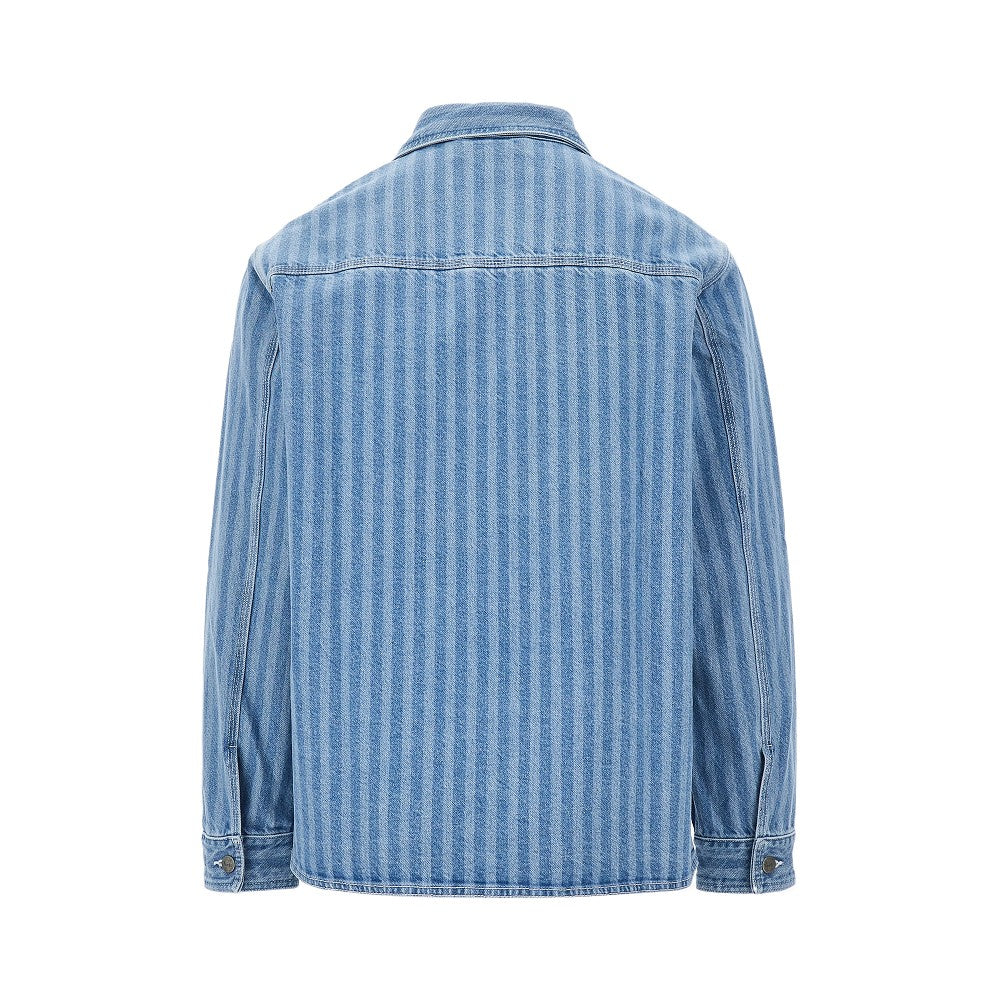 Overshirt 'Berry' in denim a righe