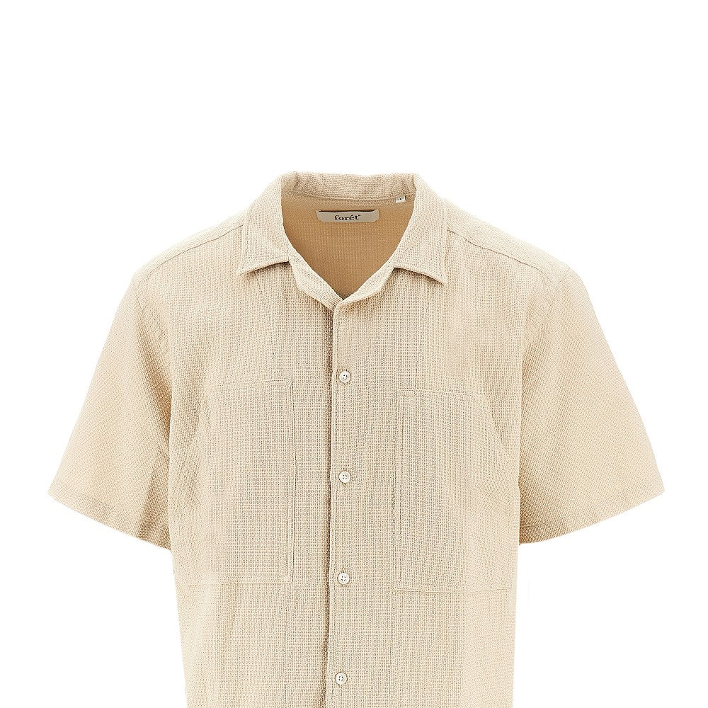 'Lagoon' cotton shirt