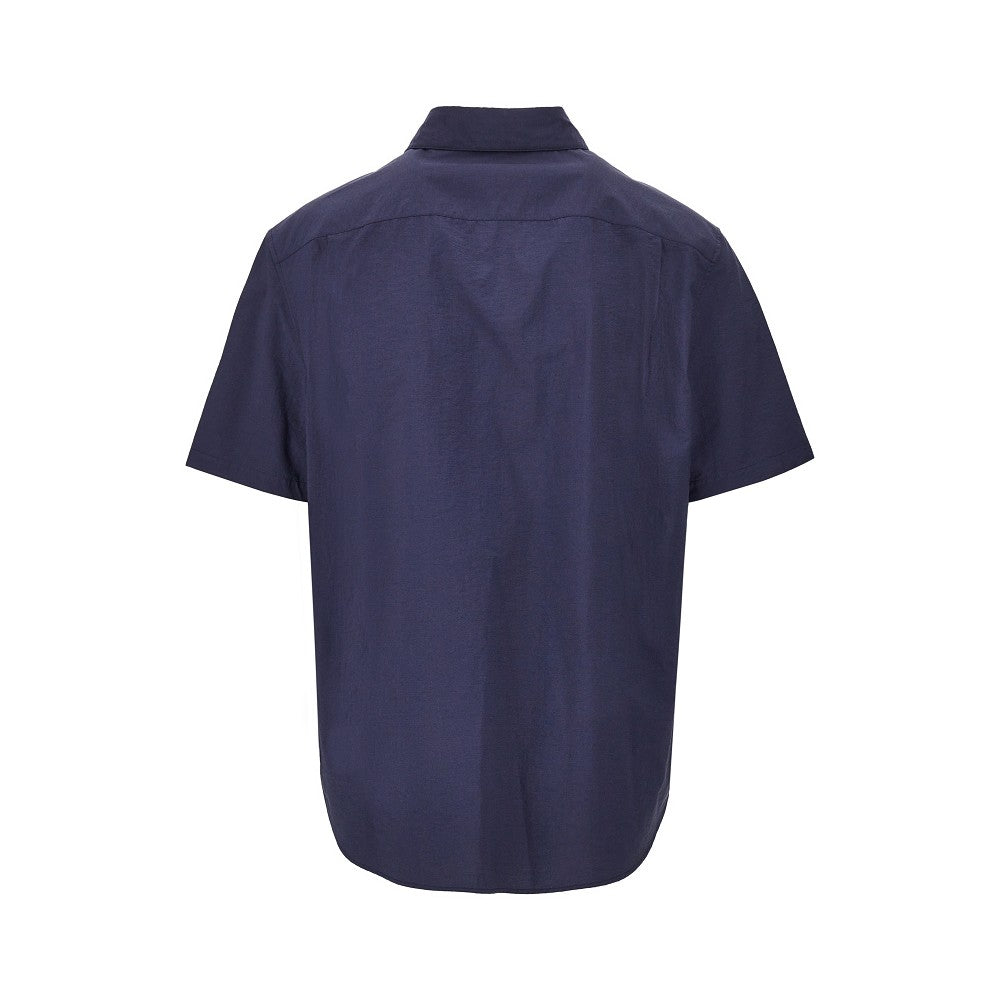 Camicia in misto cotone con ricamo Anagram