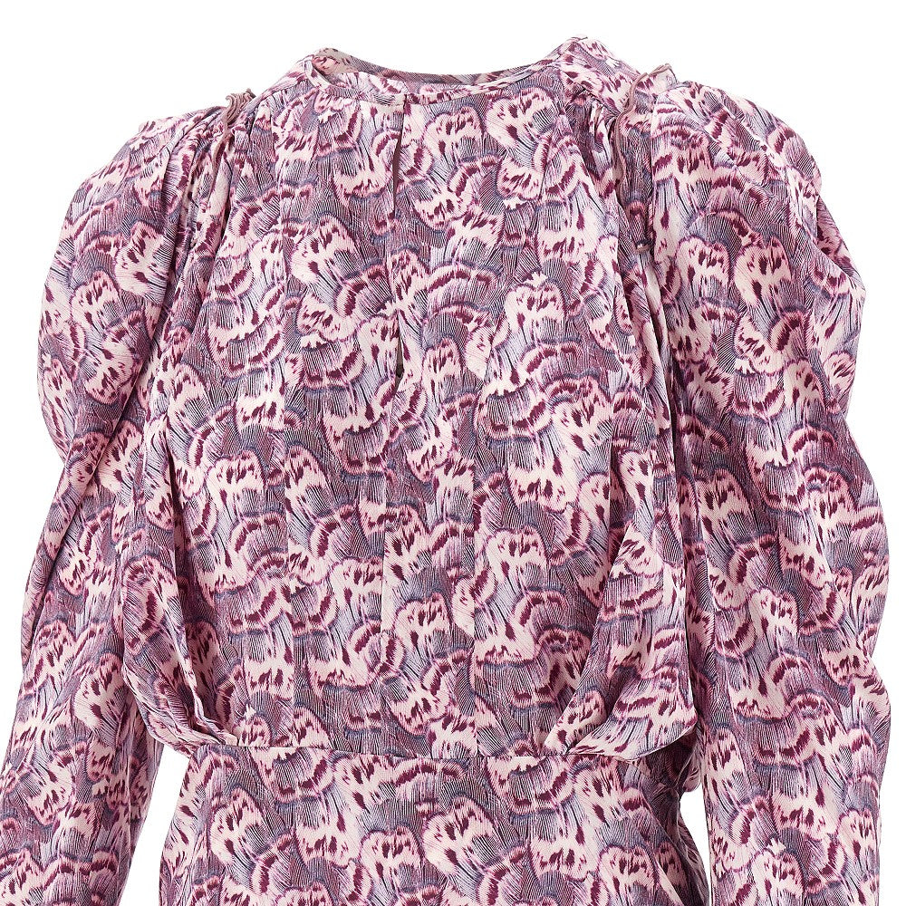 &#39;Zarga&#39; stretch silk blouse