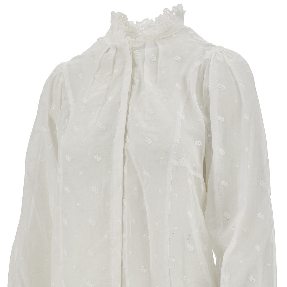 &#39;Terzali&#39; cotton blouse