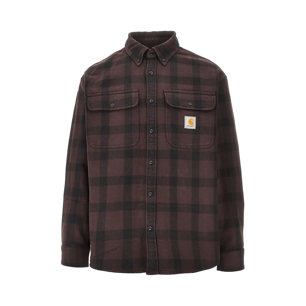 'Edmands' check cotton shirt