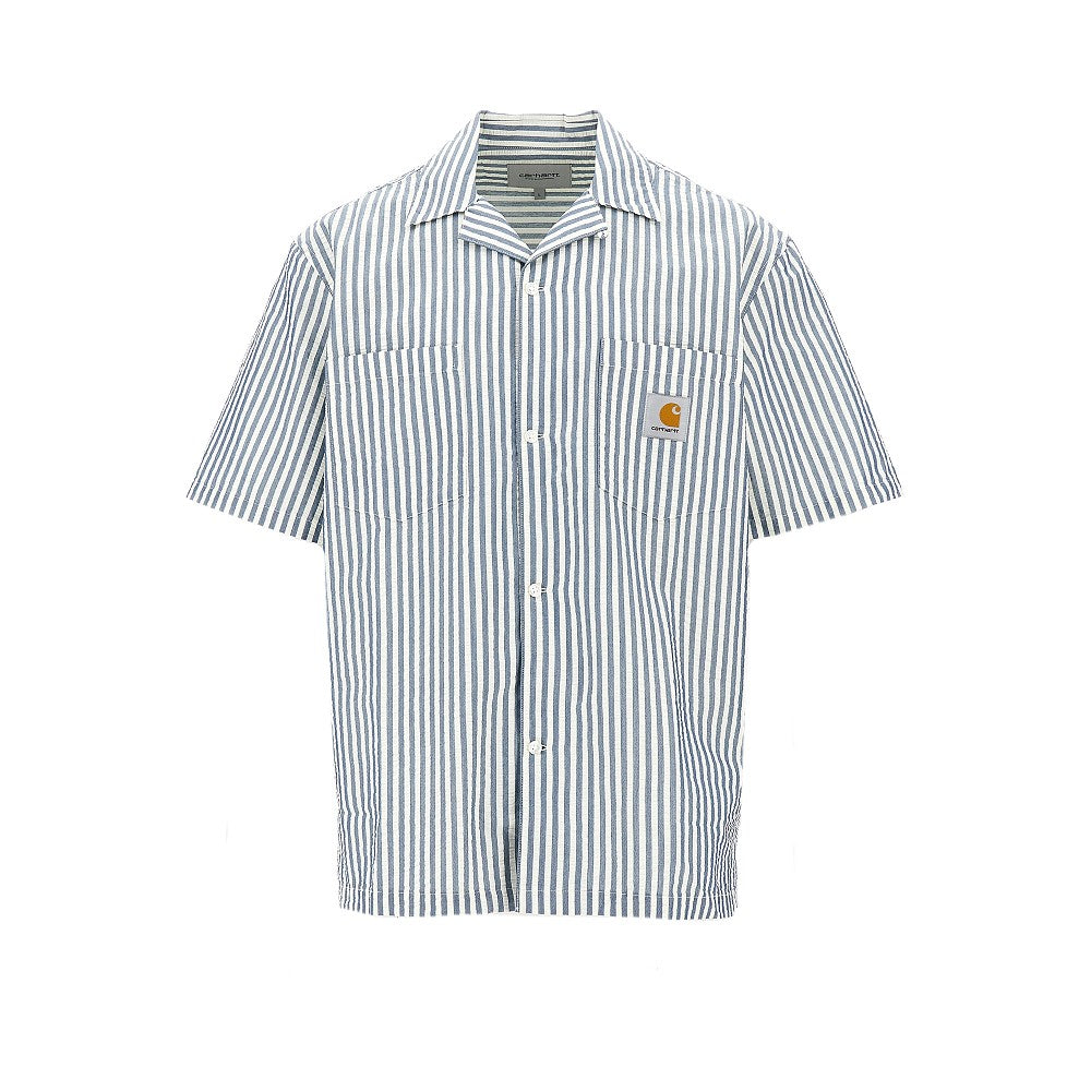 'Leavel' seersucker shirt