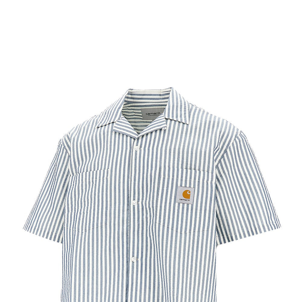 Camicia in seersucker 'Leavel'