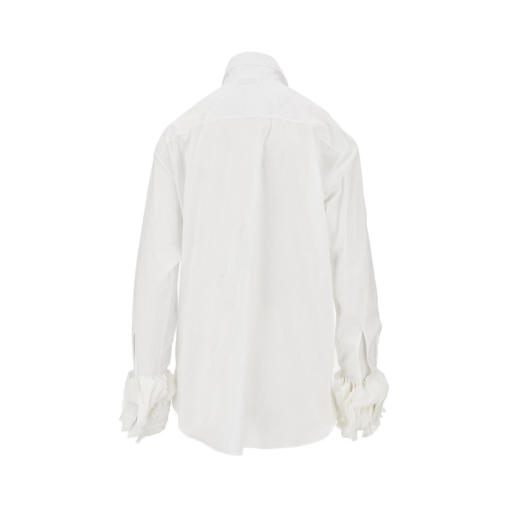 Camicia in mussola con polsini multistrato
