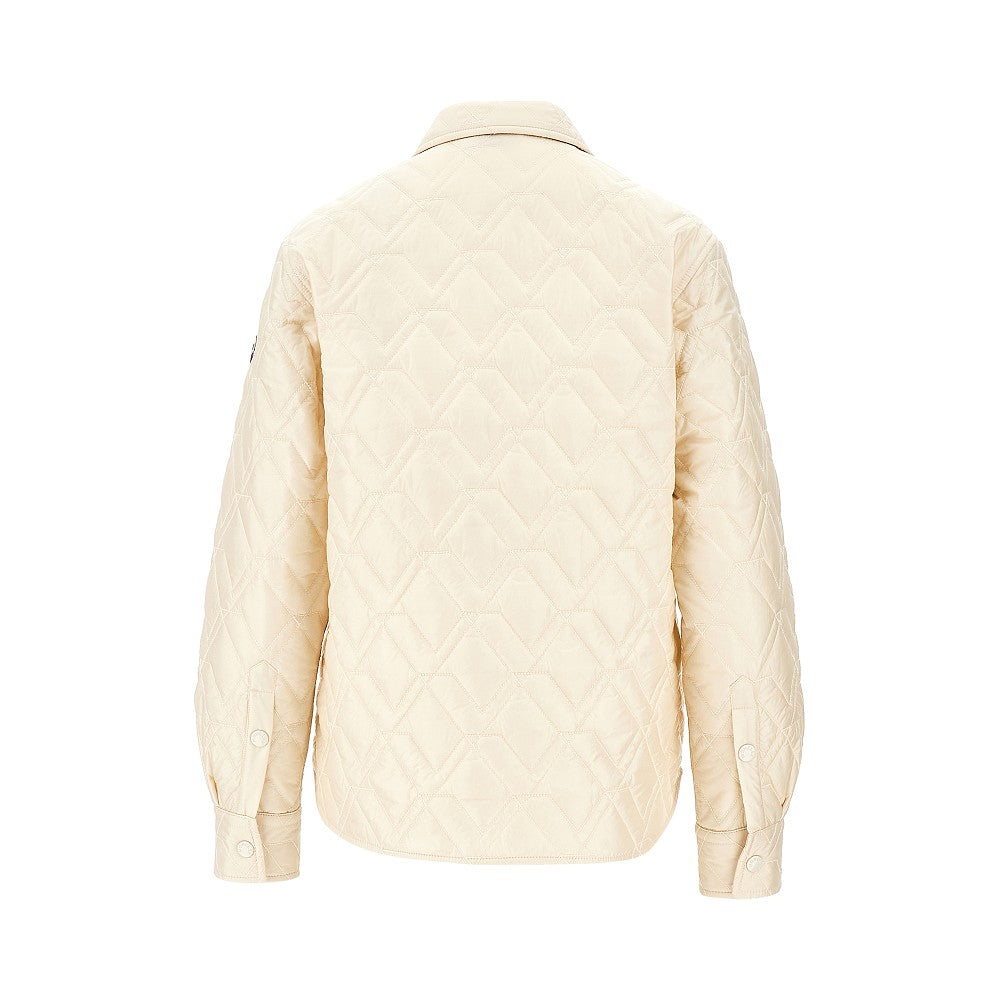 Quilted nylon overshirt