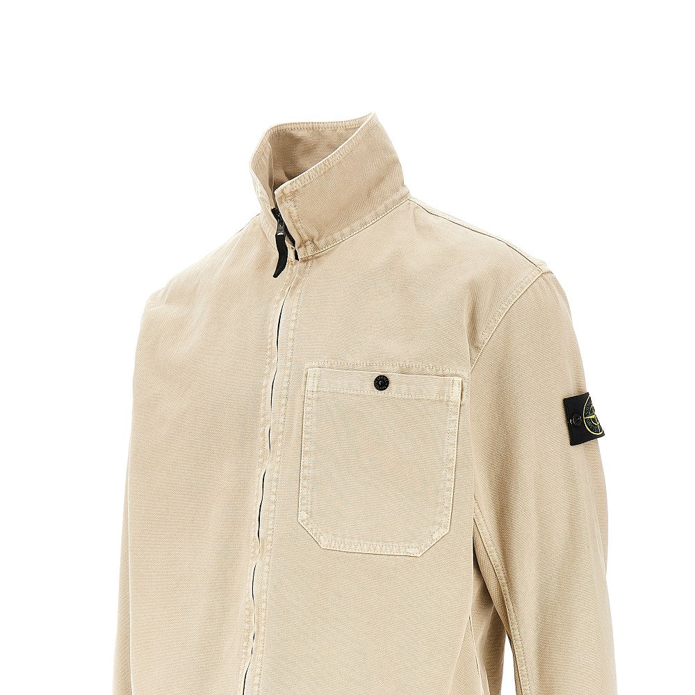 Overshirt in tela di cotone