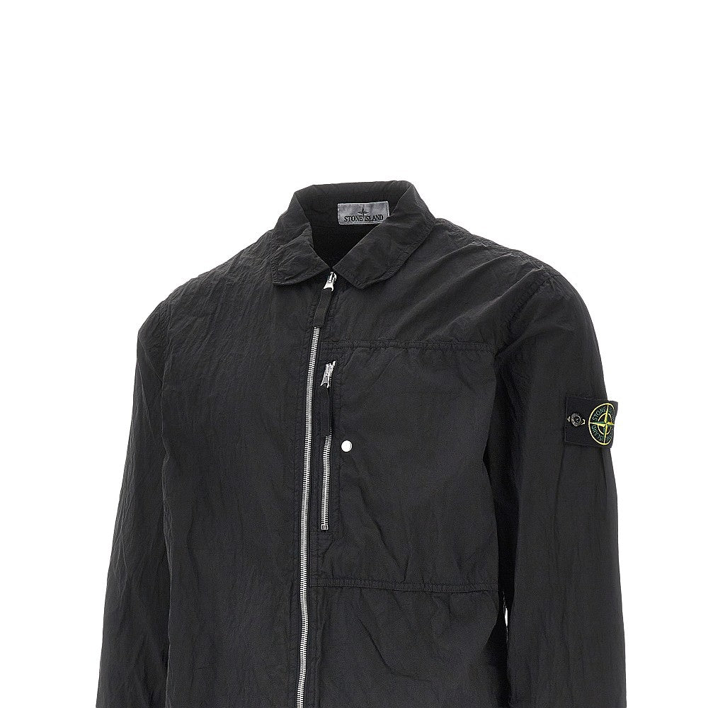 Overshirt in Nylon Metal ECONYL