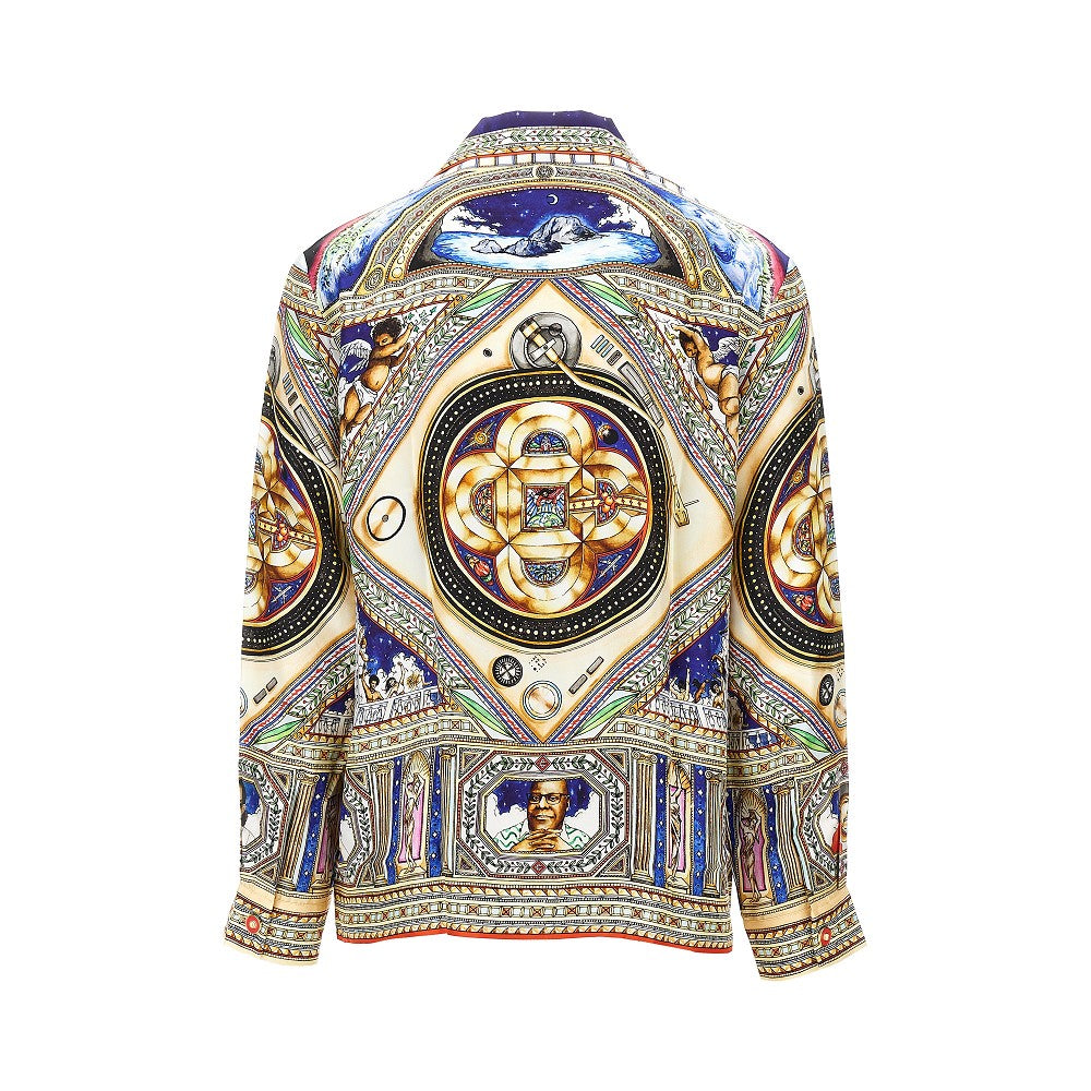Camicia in seta 'Plafond Orne De Musique'