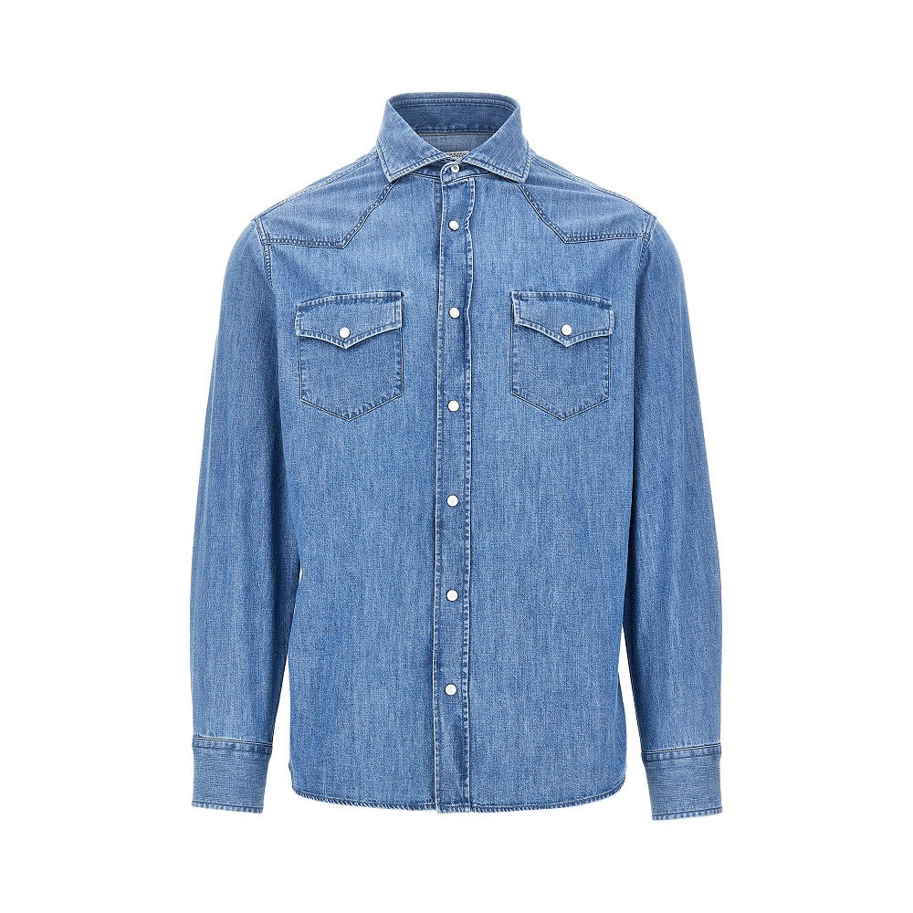Camicia in denim di cotone