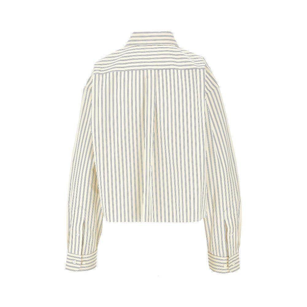 Camicia in popeline a righe