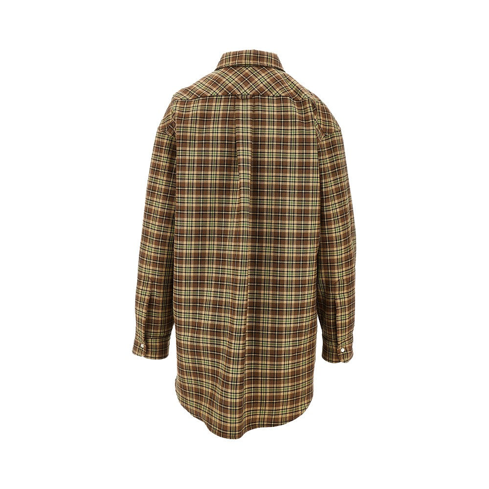 Camicia in lana tartan