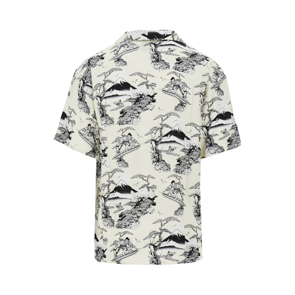 Printed viscose shirt