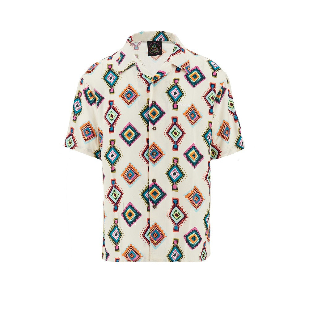 Printed viscose shirt