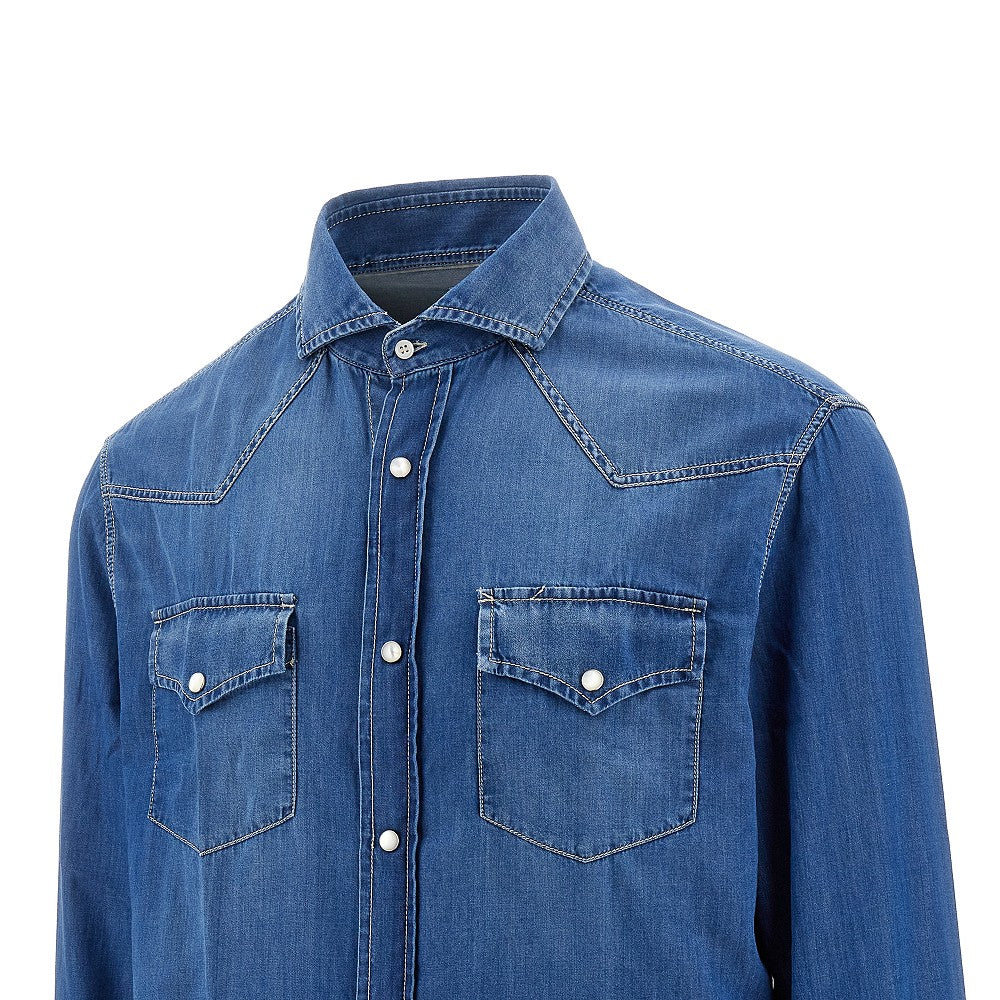 Easy Fit denim shirt