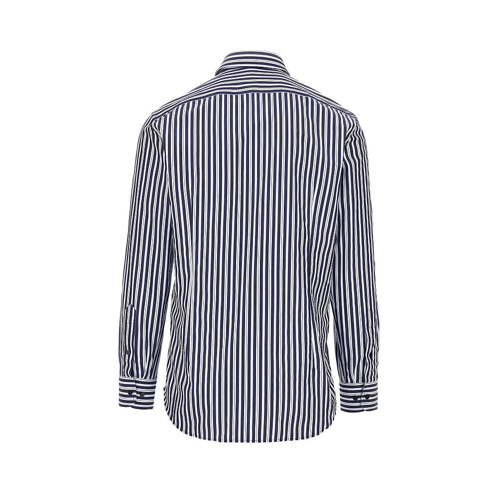Camicia in cotone con ricamo Pegaso
