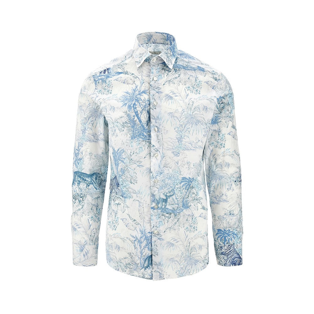Printed cotton shirt
