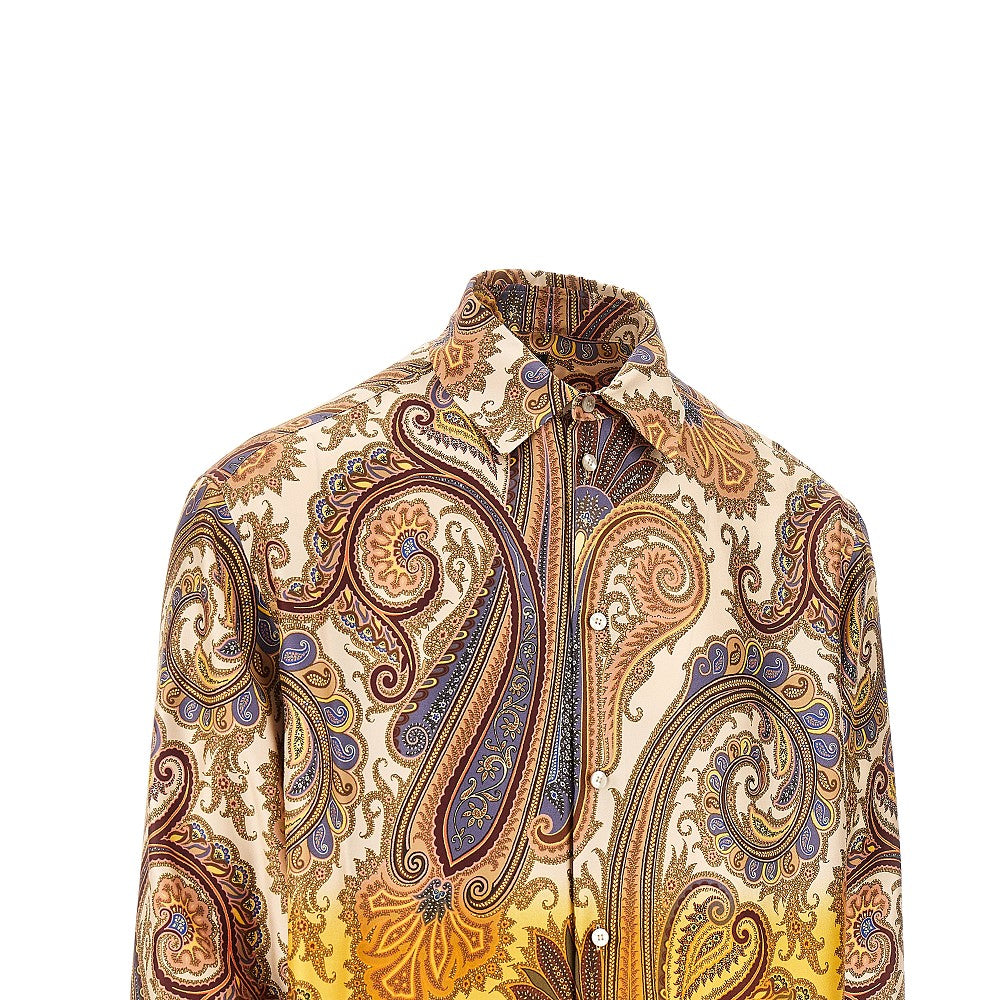 Camicia in seta con stampa
