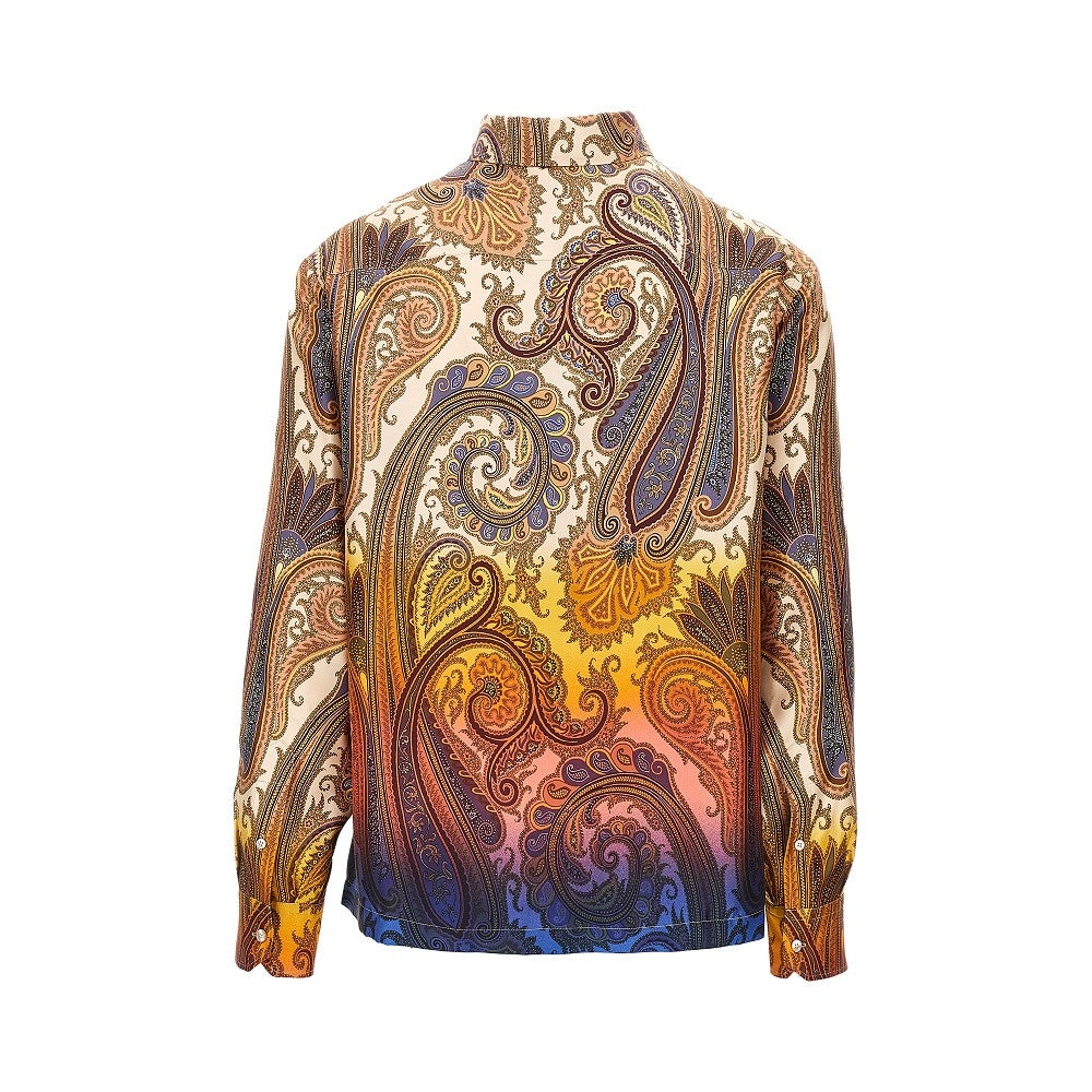 Camicia in seta con stampa