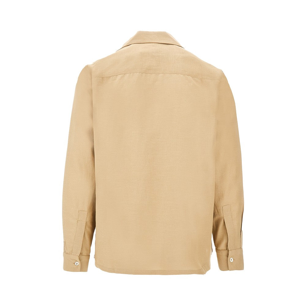 'Palm Groove' embroidered shirt