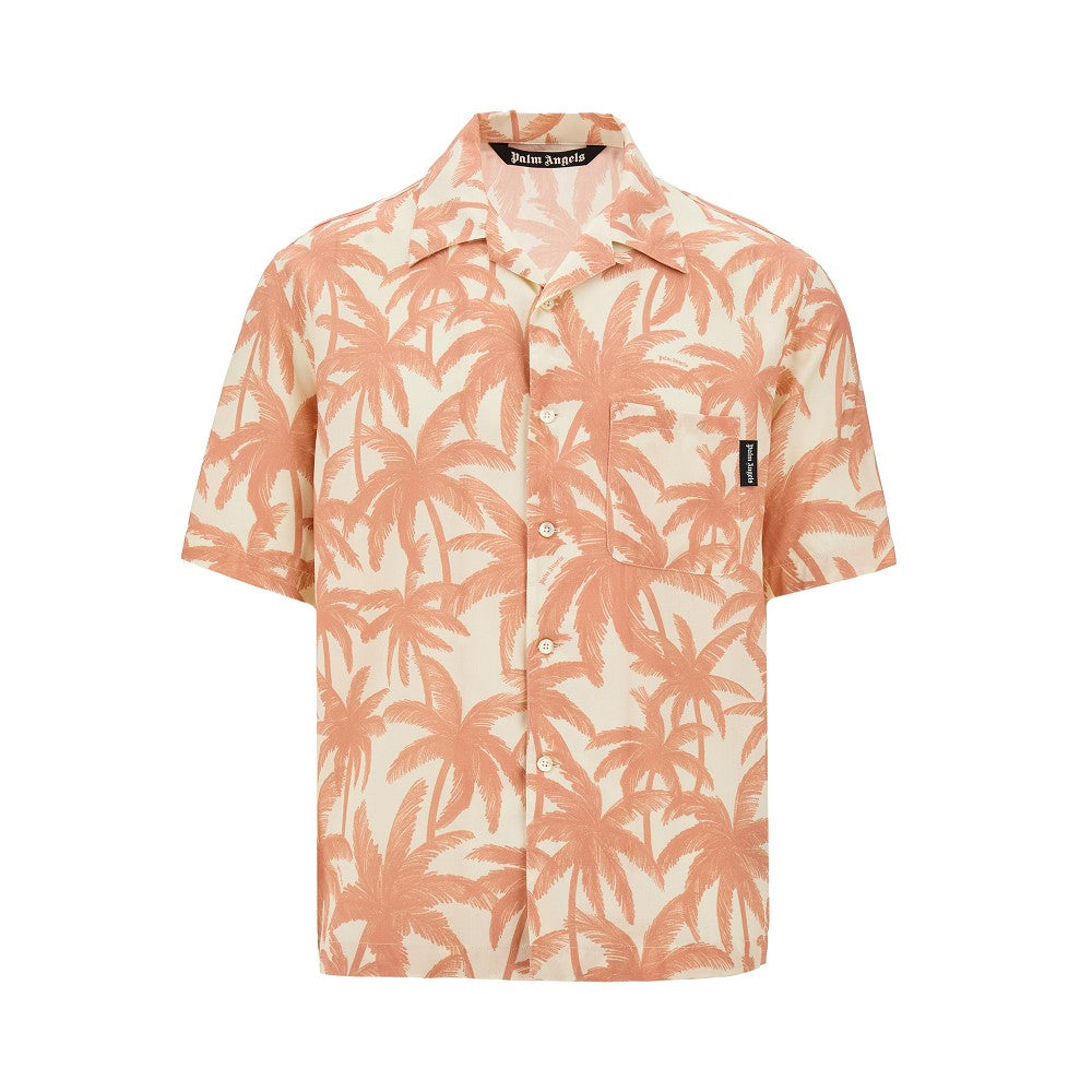 &#39;Palms&#39; viscose shirt