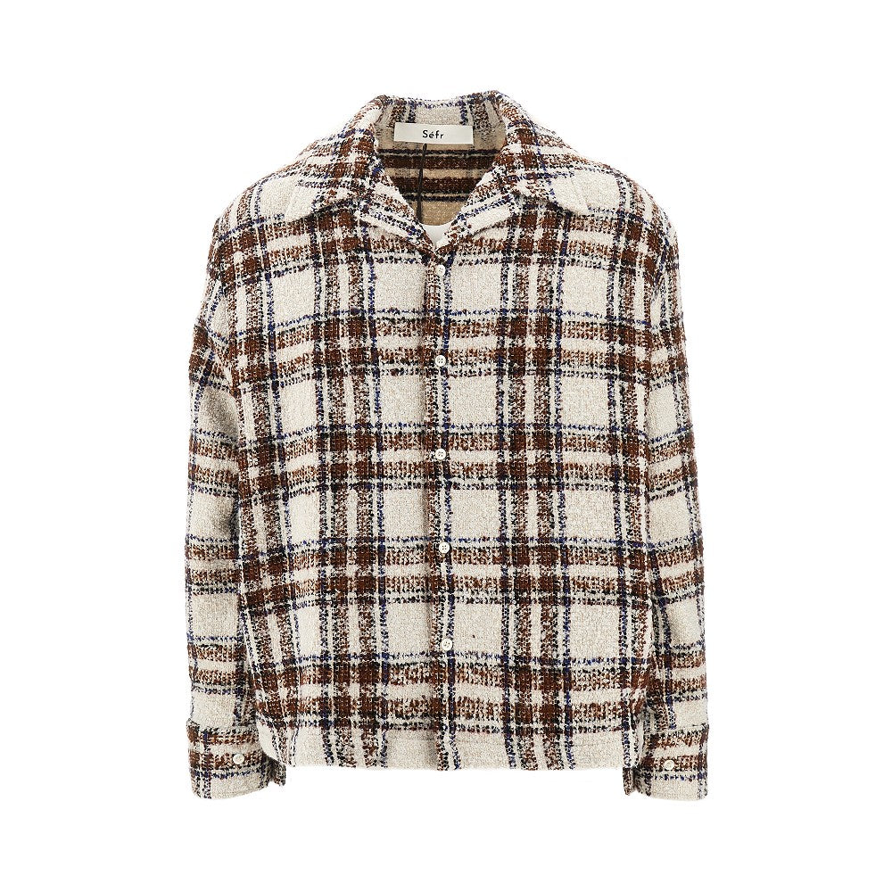 Overshirt 'Ojai' in misto lana vergine