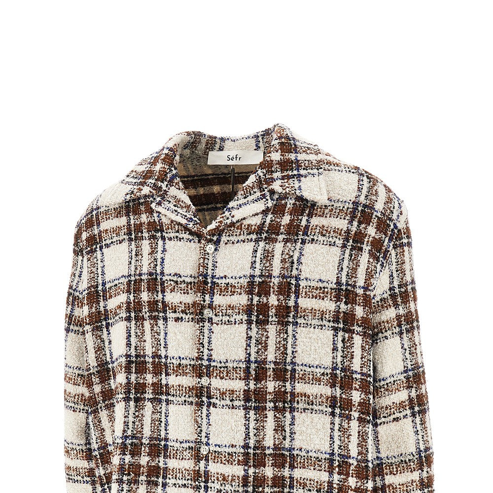 Overshirt 'Ojai' in misto lana vergine