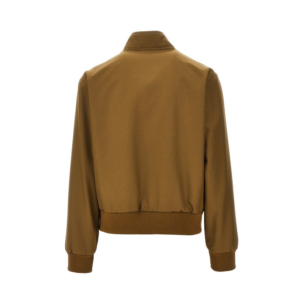 Bomber in gabardine