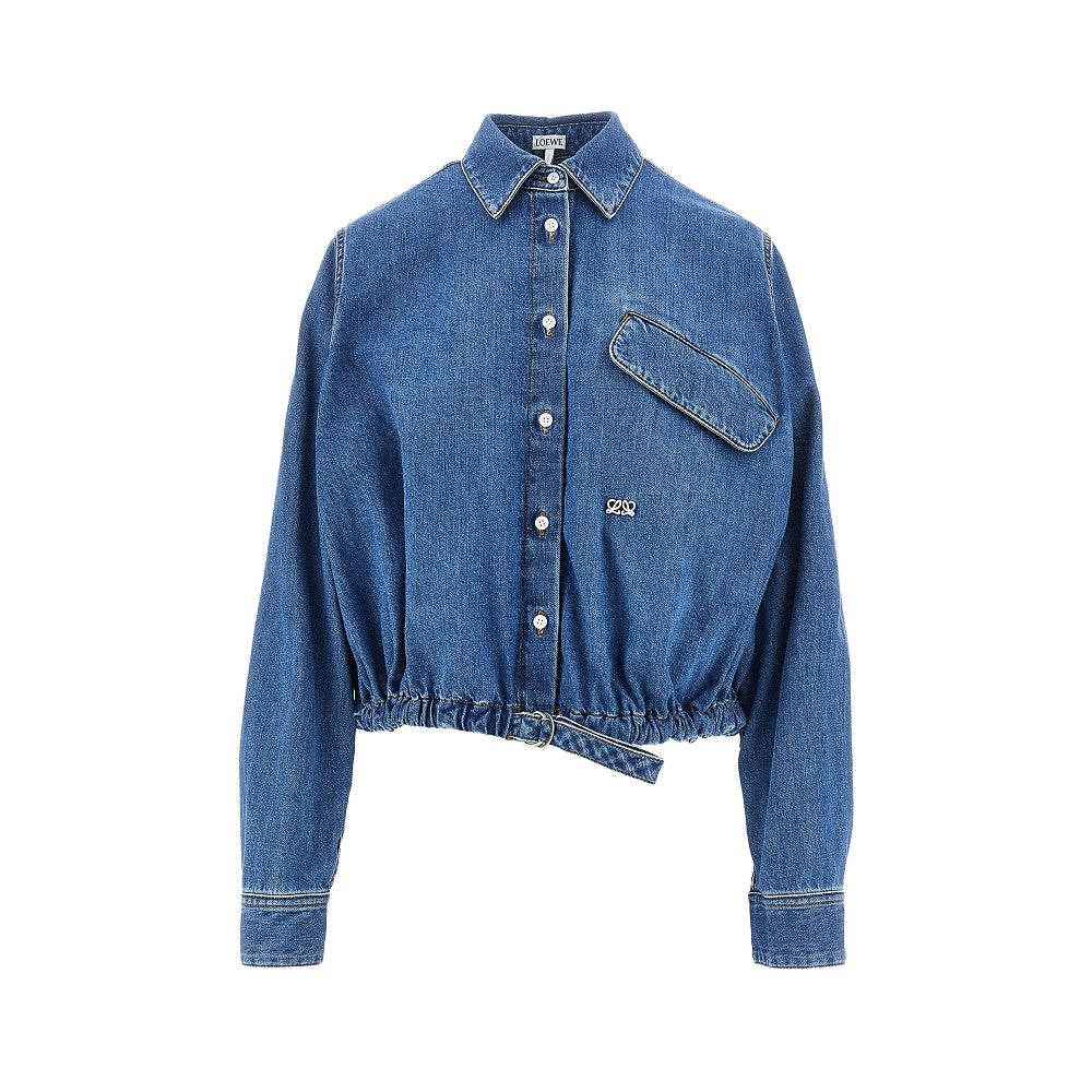 Camicia Balloon Fit in denim